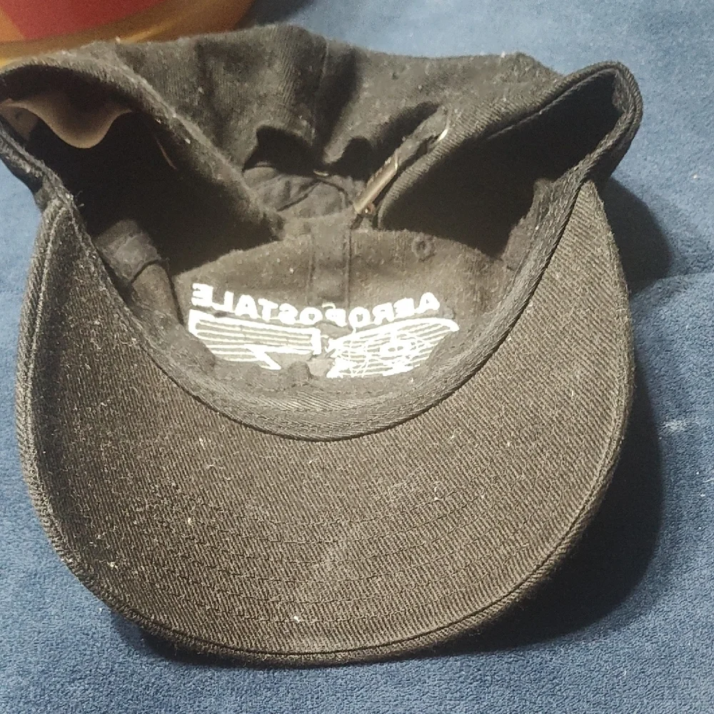 Aeropostale Black Cap with Blue 87